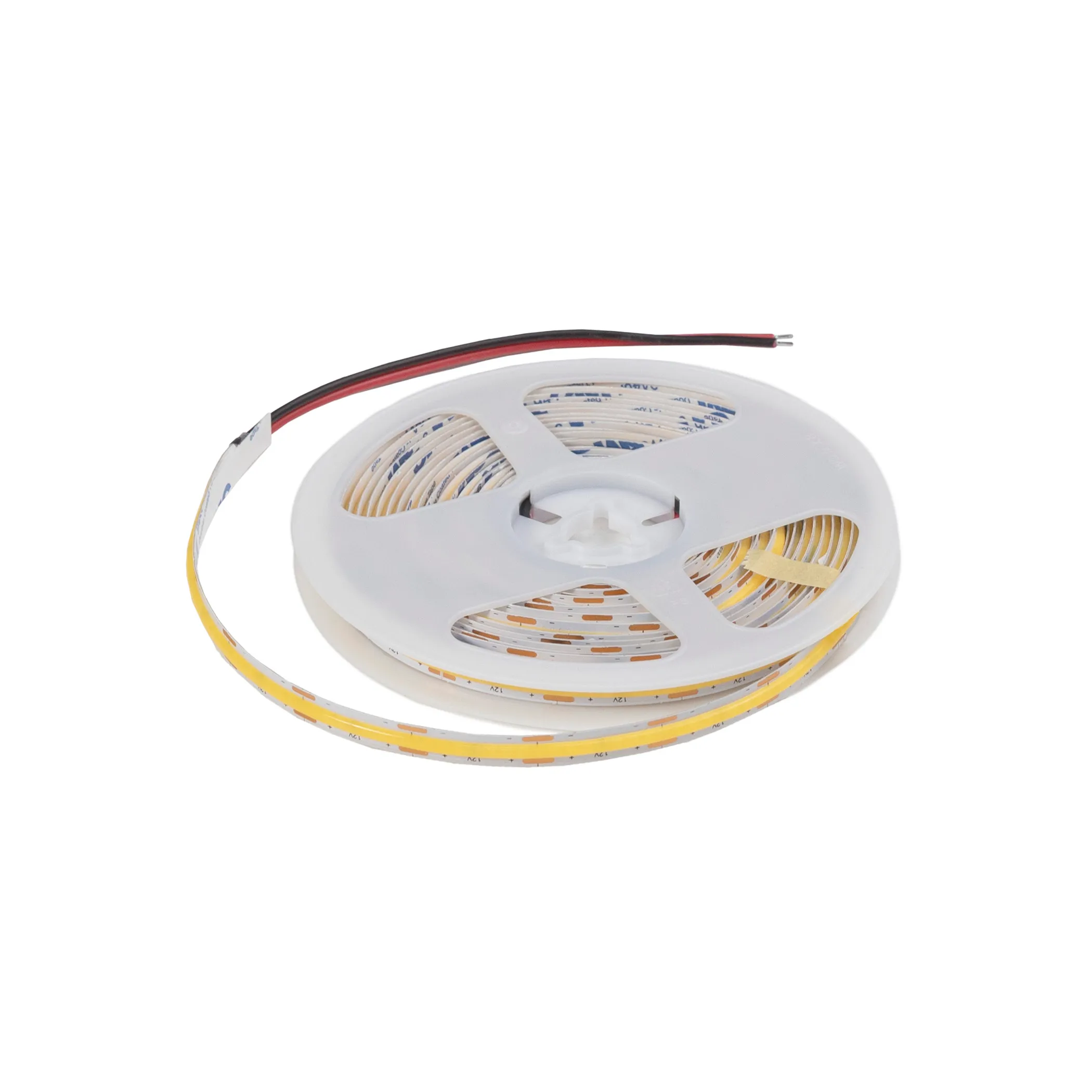Лента светодиодная COB - 15W/m, 12V, 8мм, 480 д/м, IP20, нейтральный белый (4000K), CRI>90, 1000 Lm, 5м, AKS