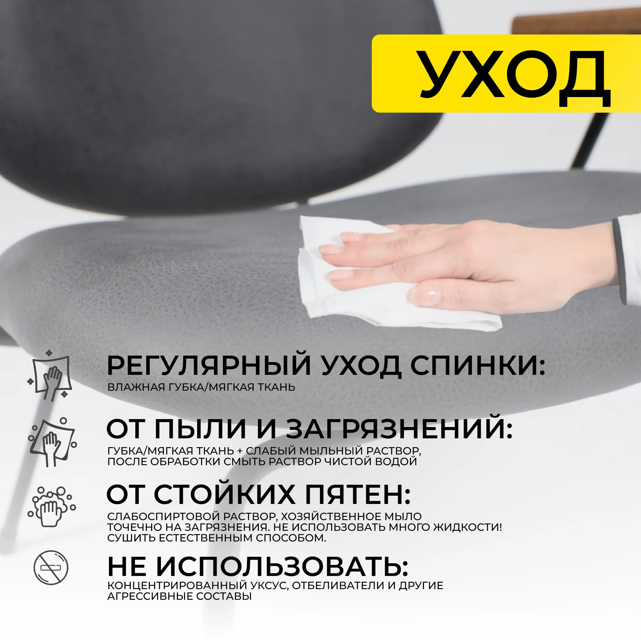 Кресло RUDO, экокожа винтажный черный WATUSI 16/черный