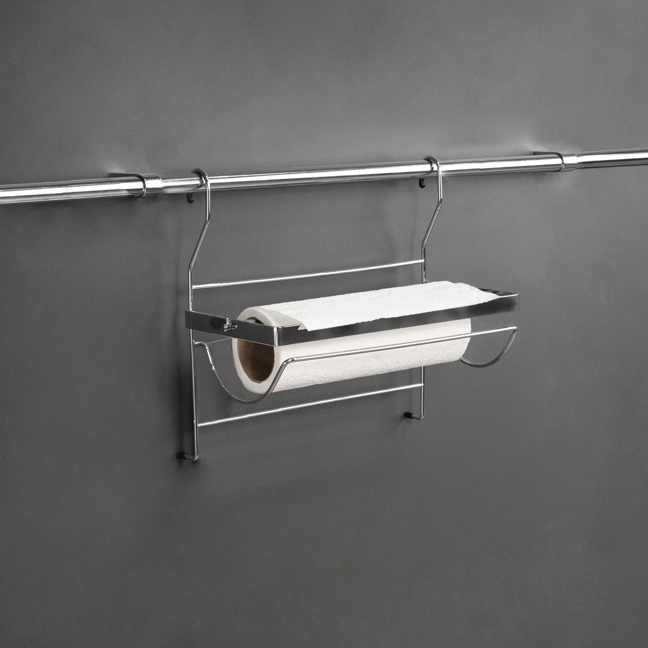 Корзина на трубу d16 для бумаги CWJ207 хром AKS LIGHT