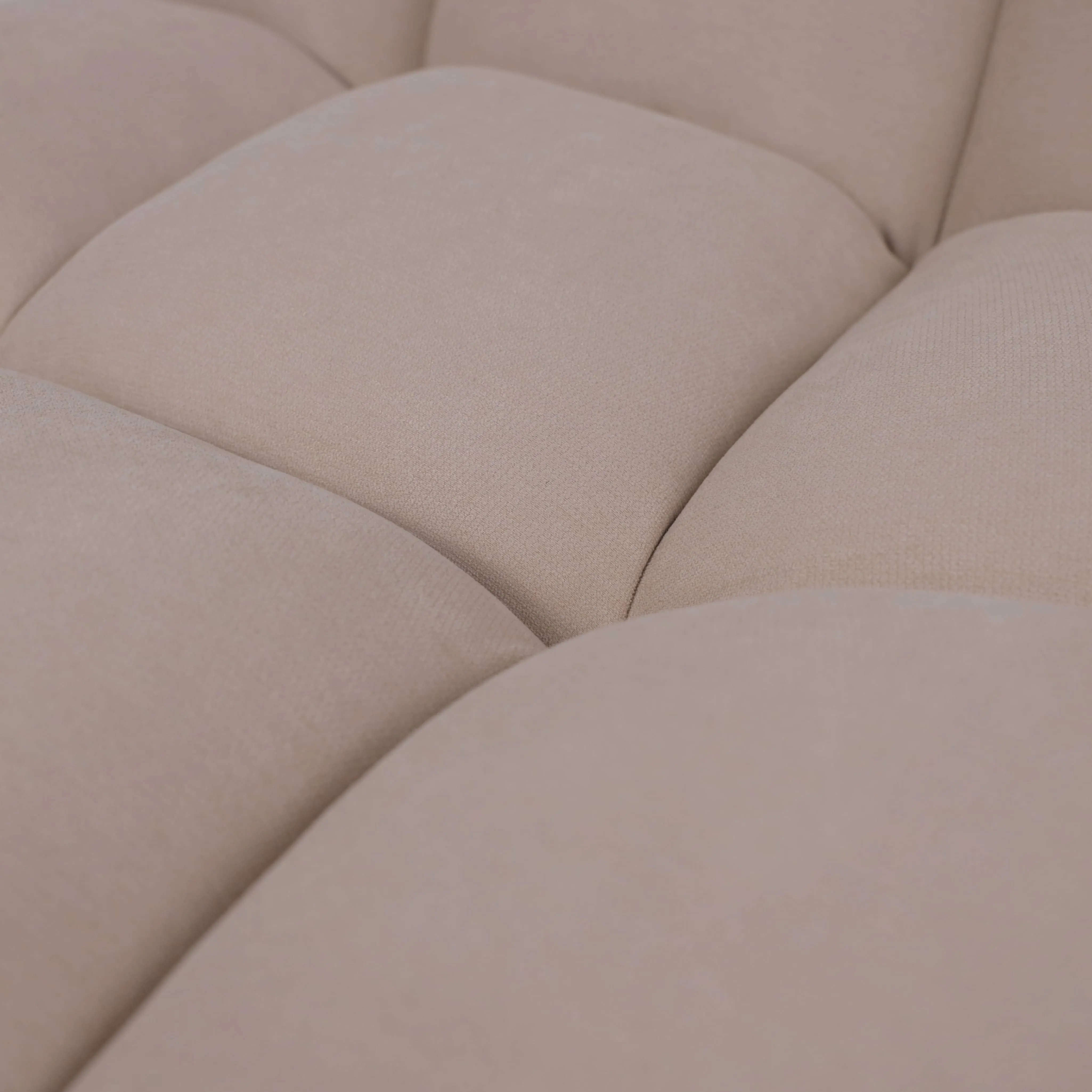 Кресло GRANDE, поворотное, песочная ткань Linen Fabric-3/черный