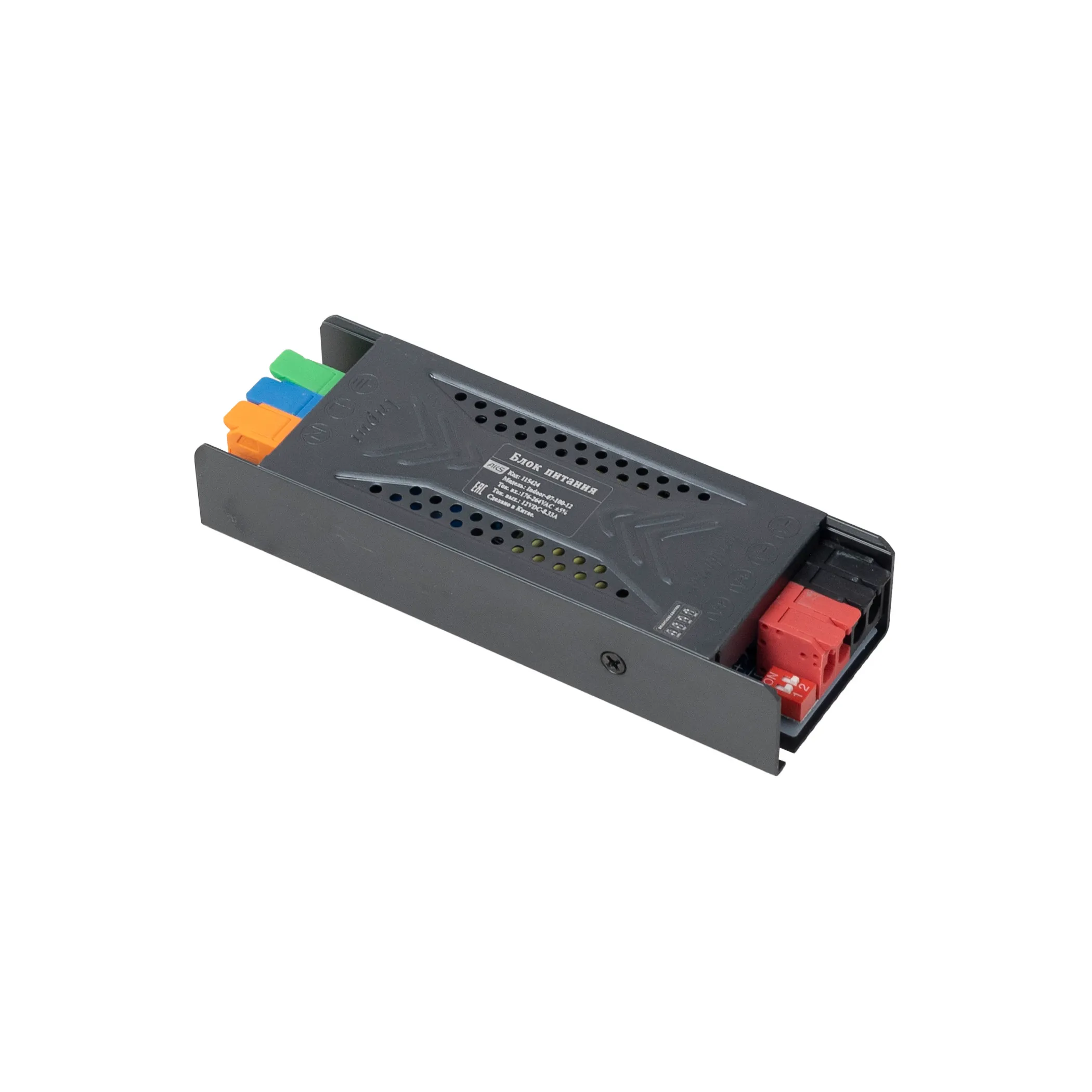 Блок питания Indoor 100W/12V, серия 7, компактный, с диммированием, быстрозажимные клеммы, AKS