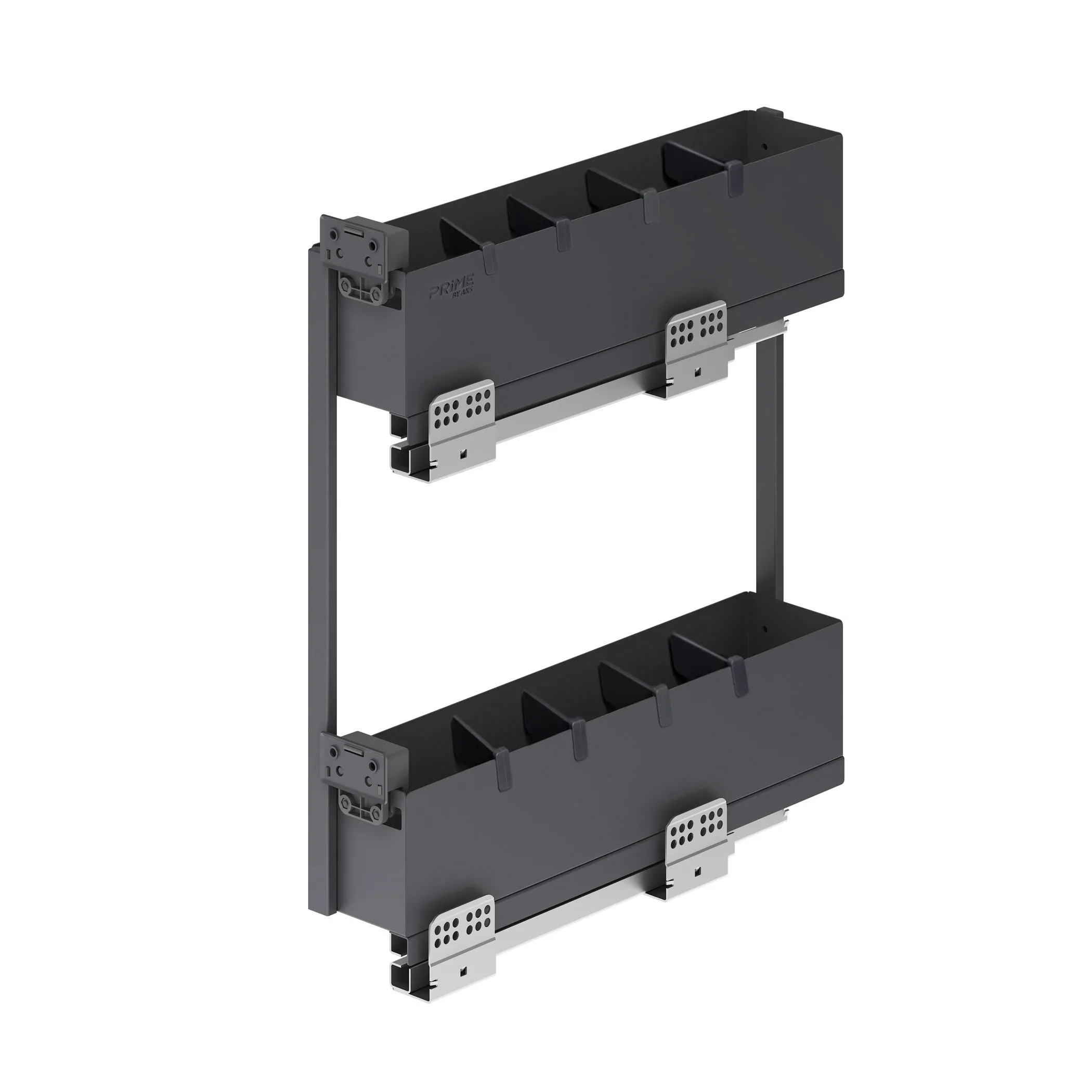 Выдвижная корзина-карго 150 ICON крепл.боковое/левое, графит PRIME by AKS