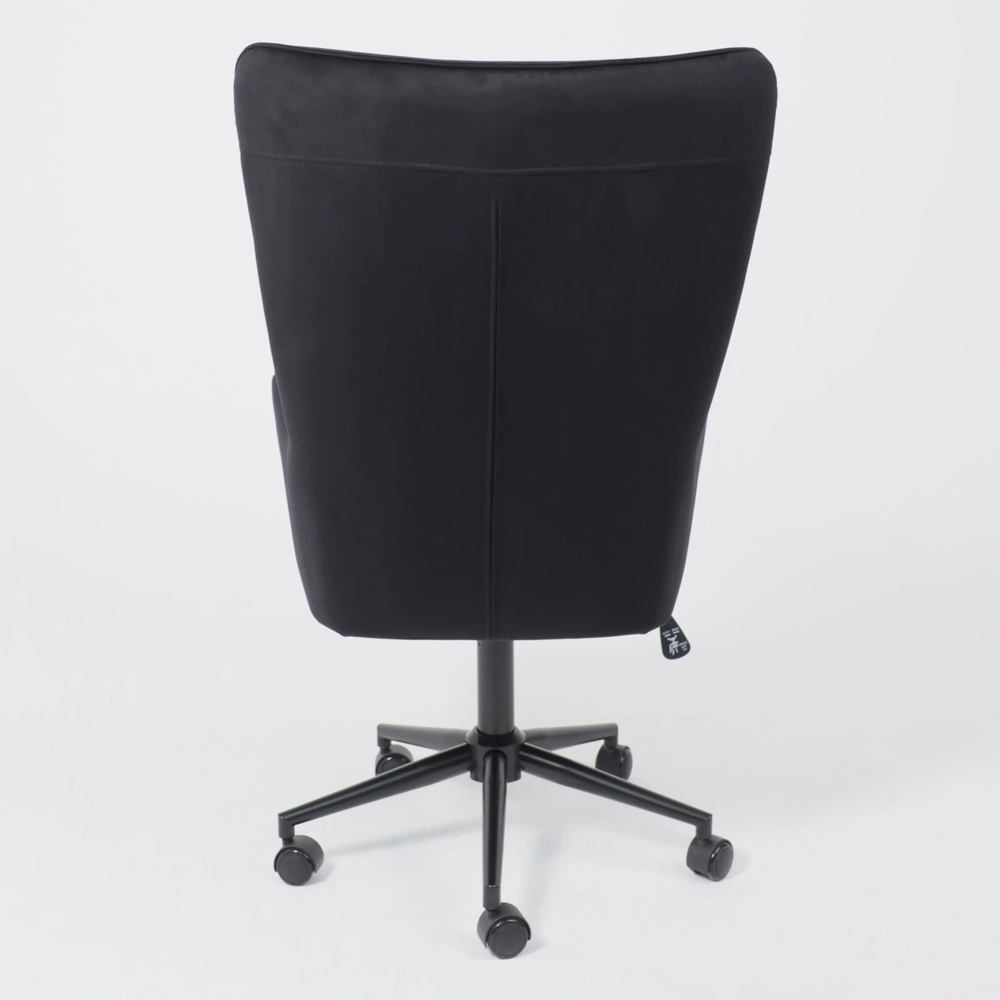 Кресло поворотное BELLA XL black, Seven 035, велюр/черный