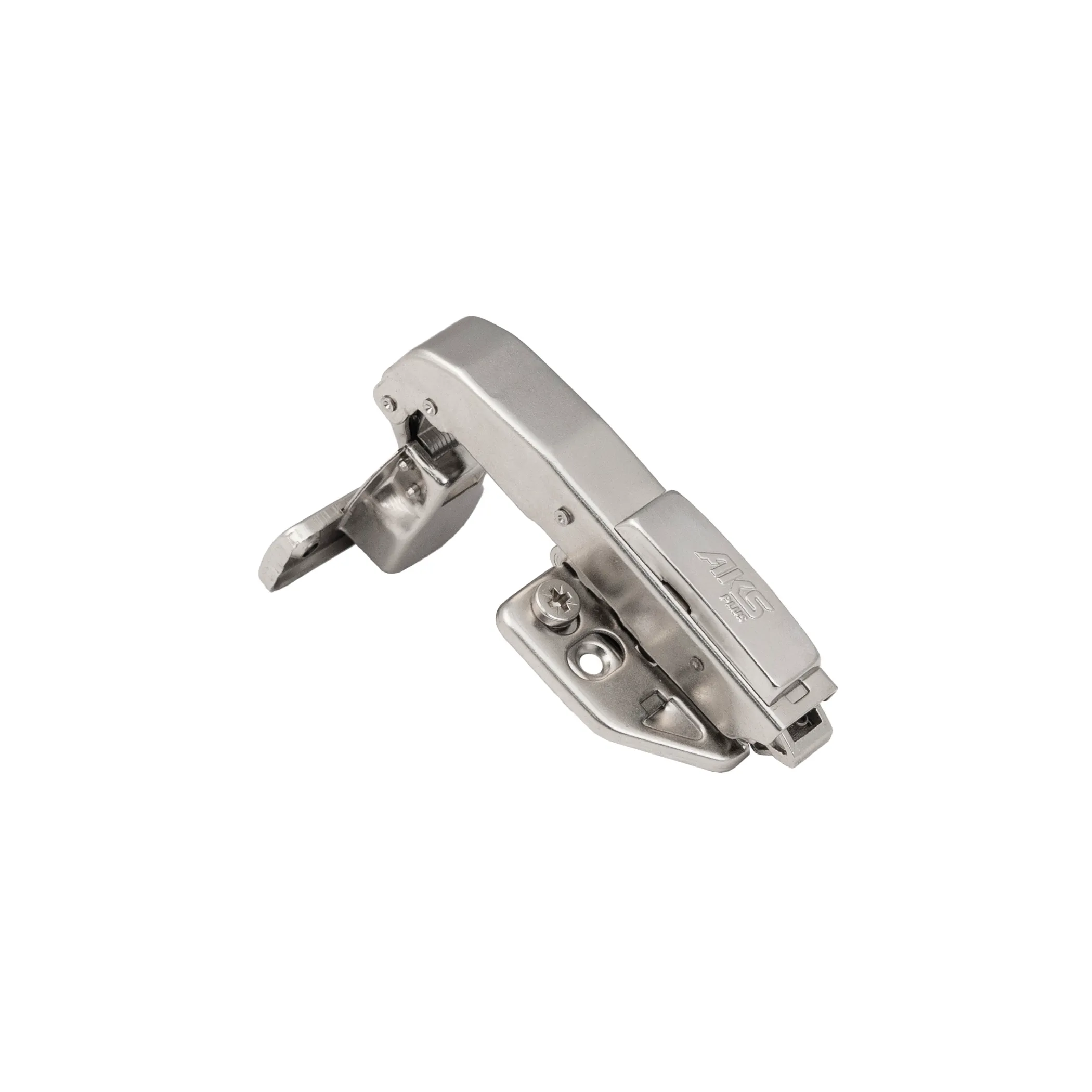 Петля под фальшпанель 90° с доводчиком 48мм h2 clip-on AKS PLUS 3D (саморезы, заглушки)