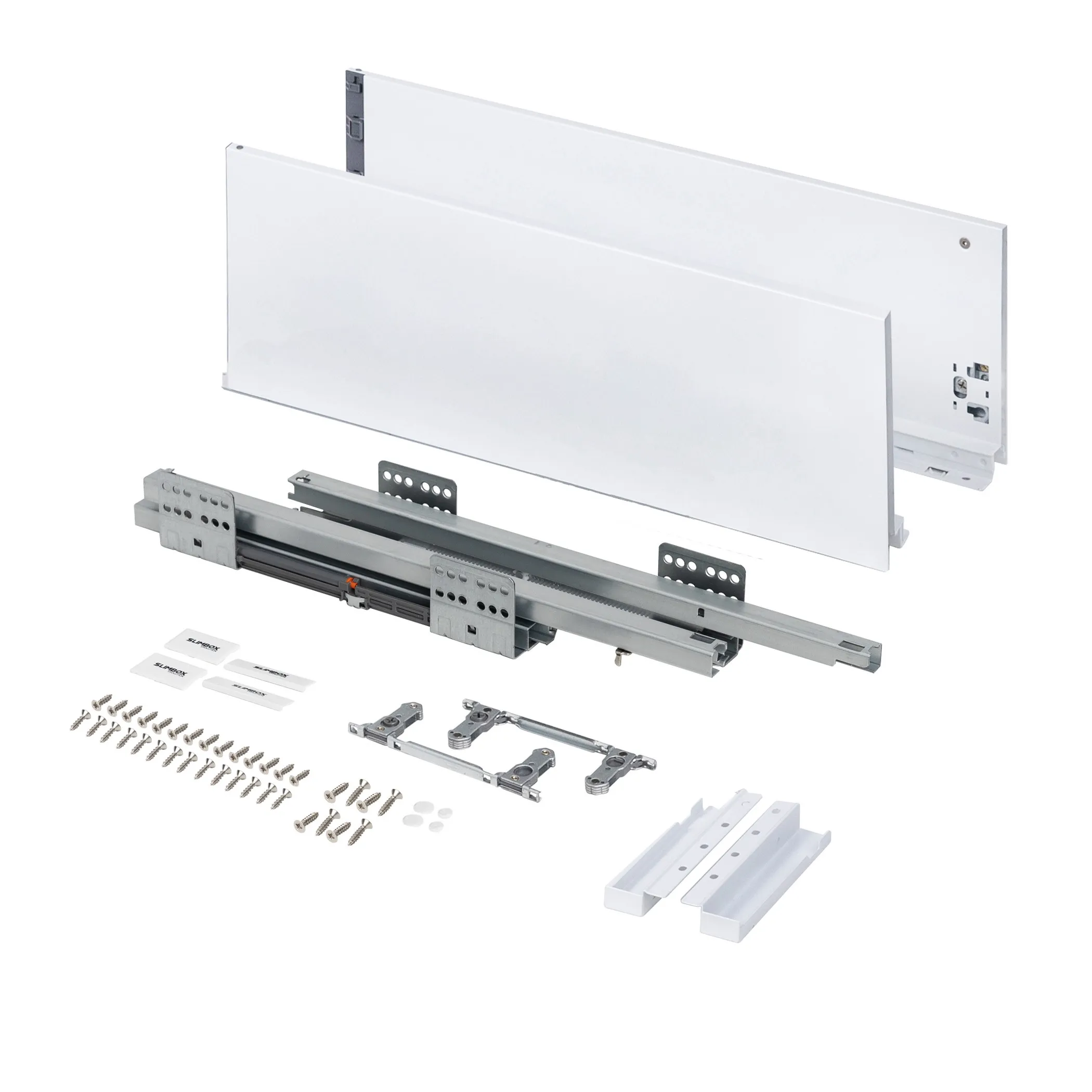Система ящиков Slimbox Evolution L-450 H=167 белый SOFT CLOSE ДСП16мм