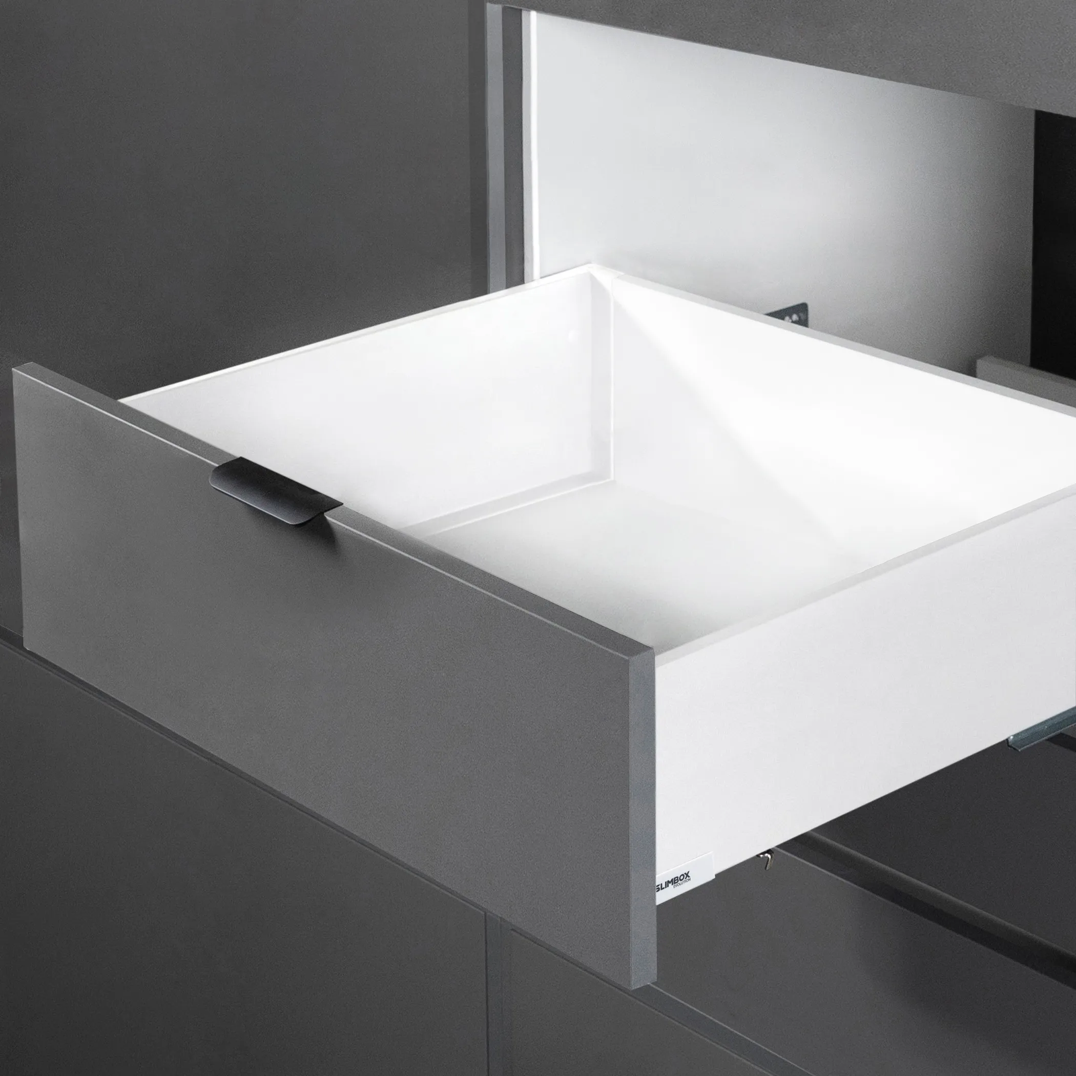 Система ящиков Slimbox Evolution L-450 H=167 белый SOFT CLOSE ДСП16мм