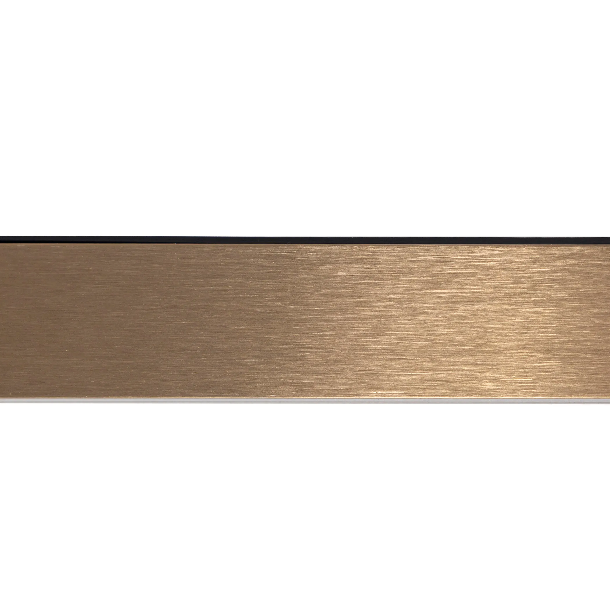 Штанга гардеробная прямоуг. FAME LUMI L-3000 с демпфером, латунь браш AKS