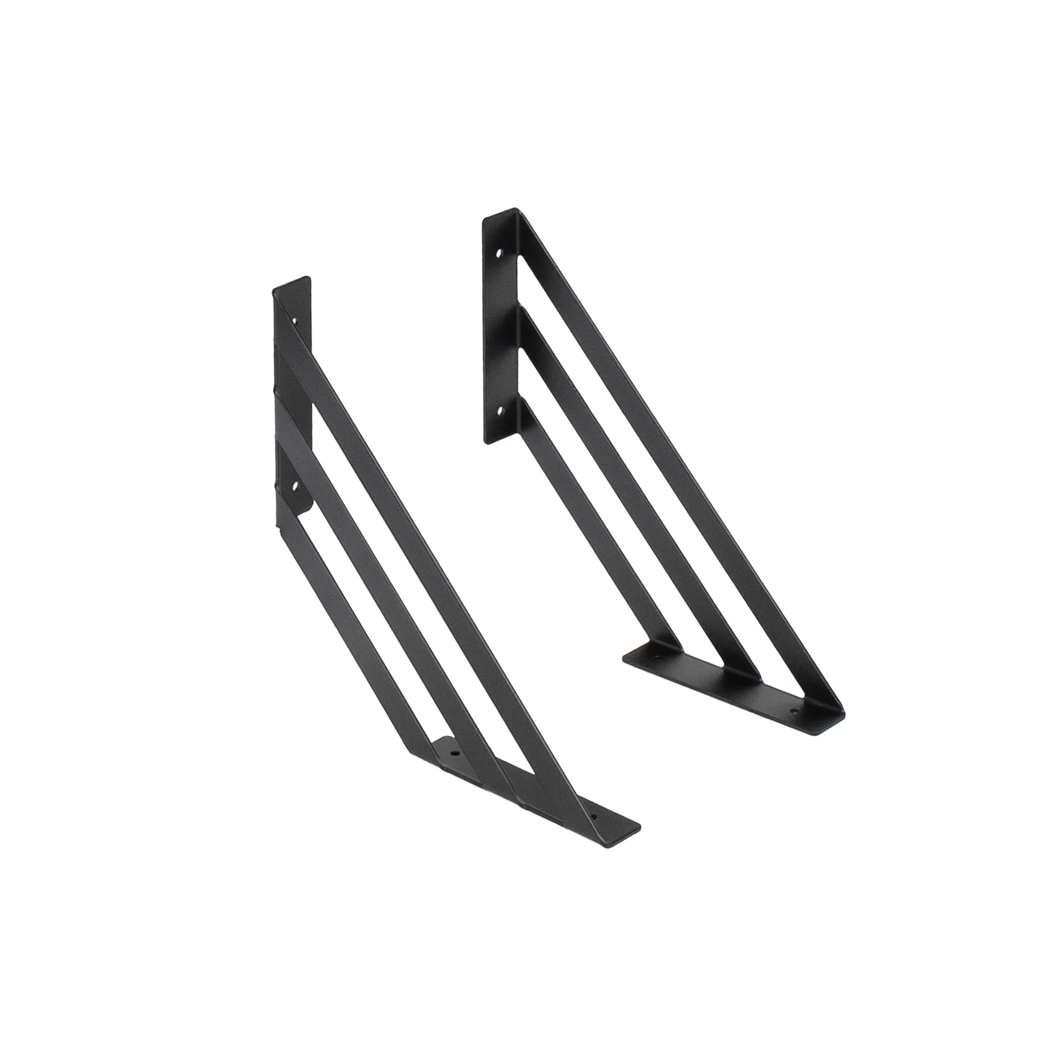 Полкодержатель мет. GRATE 200*200*2.3 черный (1 упак. = 2 шт.) AKS