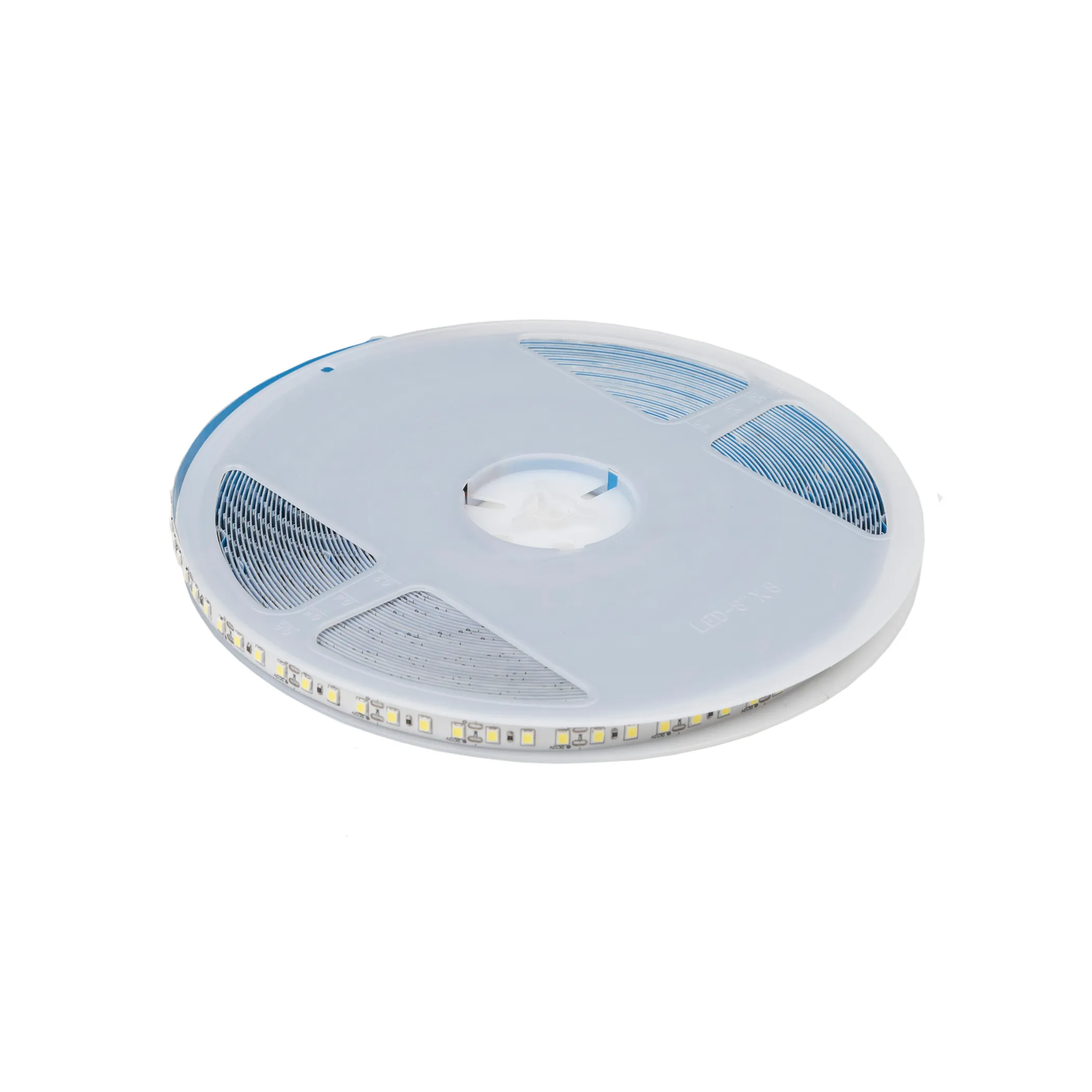 Лента светодиодная - 9,6W/m, 12V, 8мм, 2835, 120 д/м, IP20, нейтральный белый (4000K), CRI>70, 800 Lm, 20м, CZ