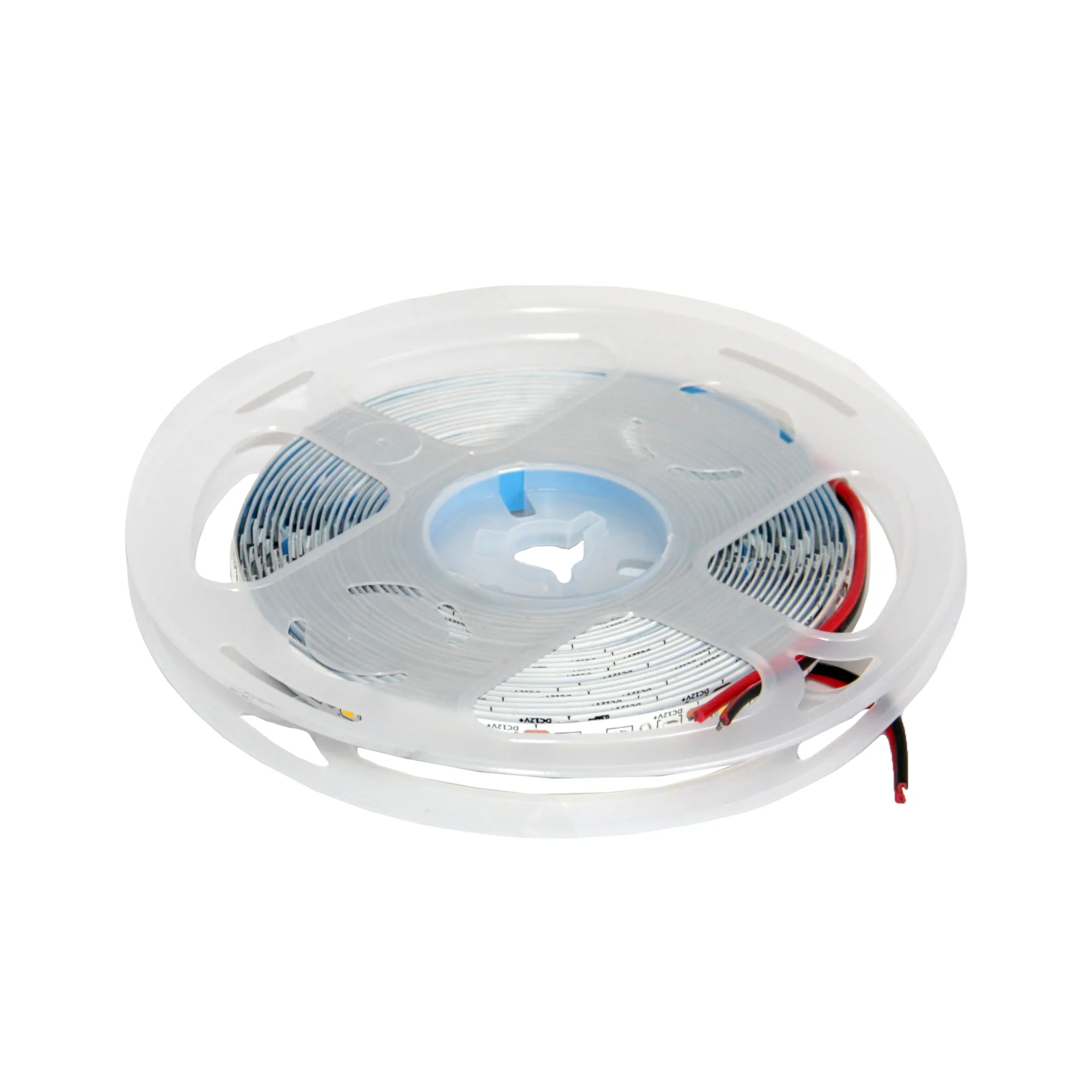 Лента светодиодная - 9,6W/m, 12V, 8мм, 2835, 120 д/м, IP20, холодный белый (6000K), CRI>70, 800 Lm, 20м, CZ
