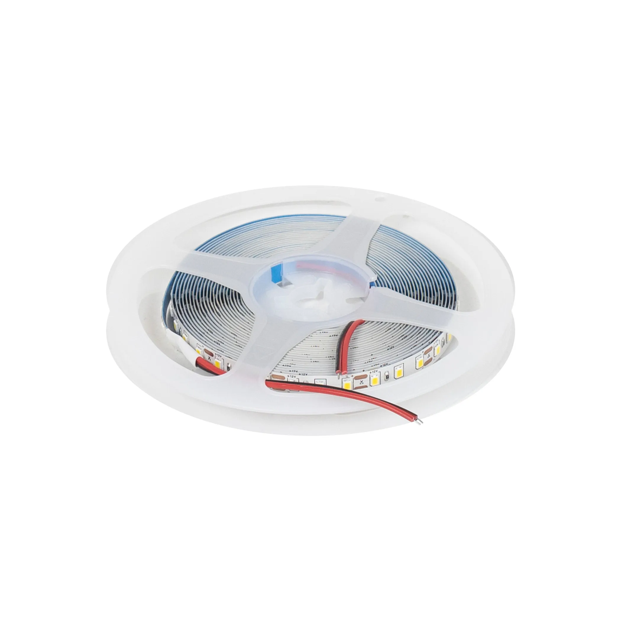 Лента светодиодная - 9,6W/m, 12V, 8мм, 2835, 120 д/м, IP20, холодный белый (6000K), CRI>70, 800 Lm, 5м, CZ