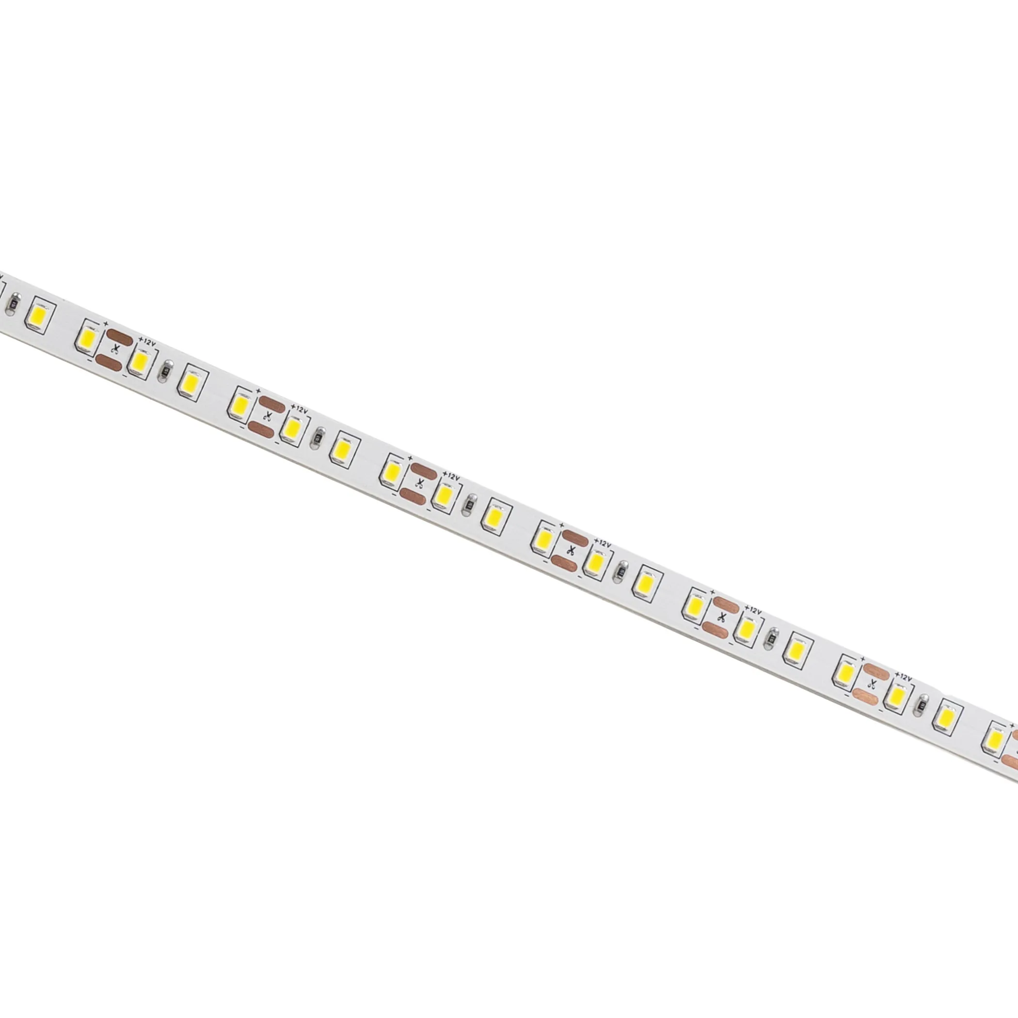 Лента светодиодная - 9,6W/m, 12V, 8мм, 2835, 120 д/м, IP20, нейтральный белый (4000K) - 5м, + блок питания, AKS