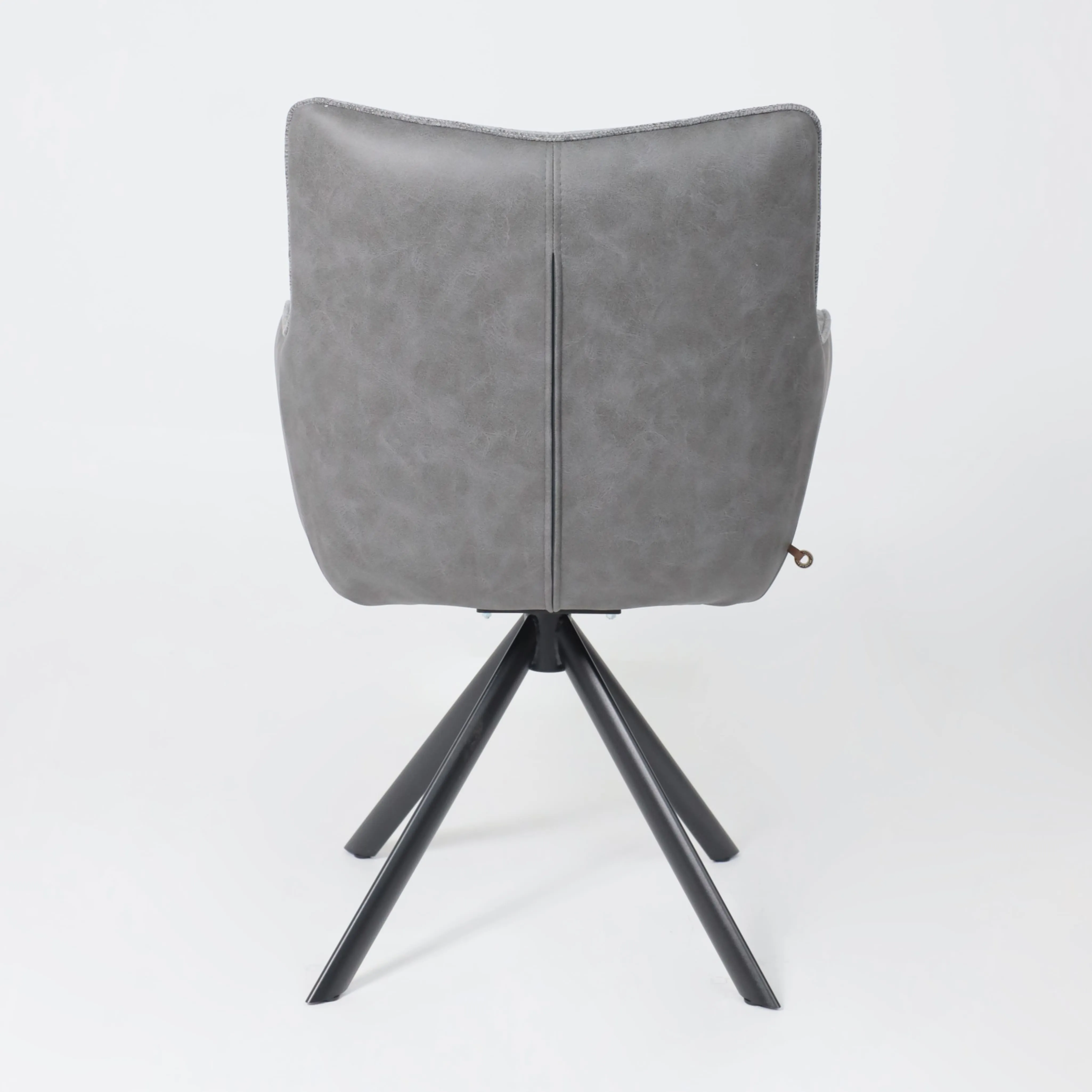 Стул TRUMP-R 360, g22 GRAPHITE шенилл LUX - Graphite замша LUX\черный
