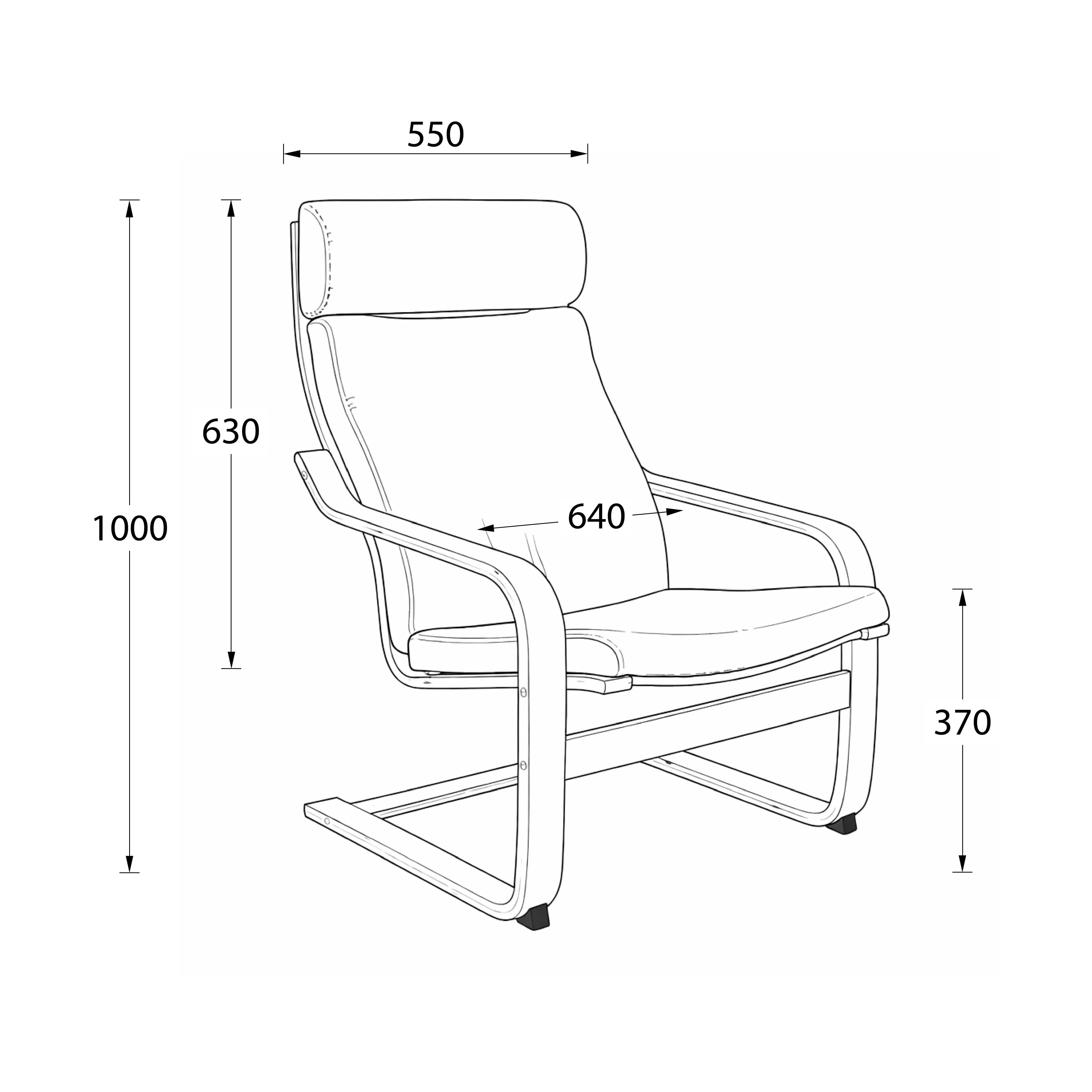 Кресло для отдыха RELAX, ткань, серый QS-9