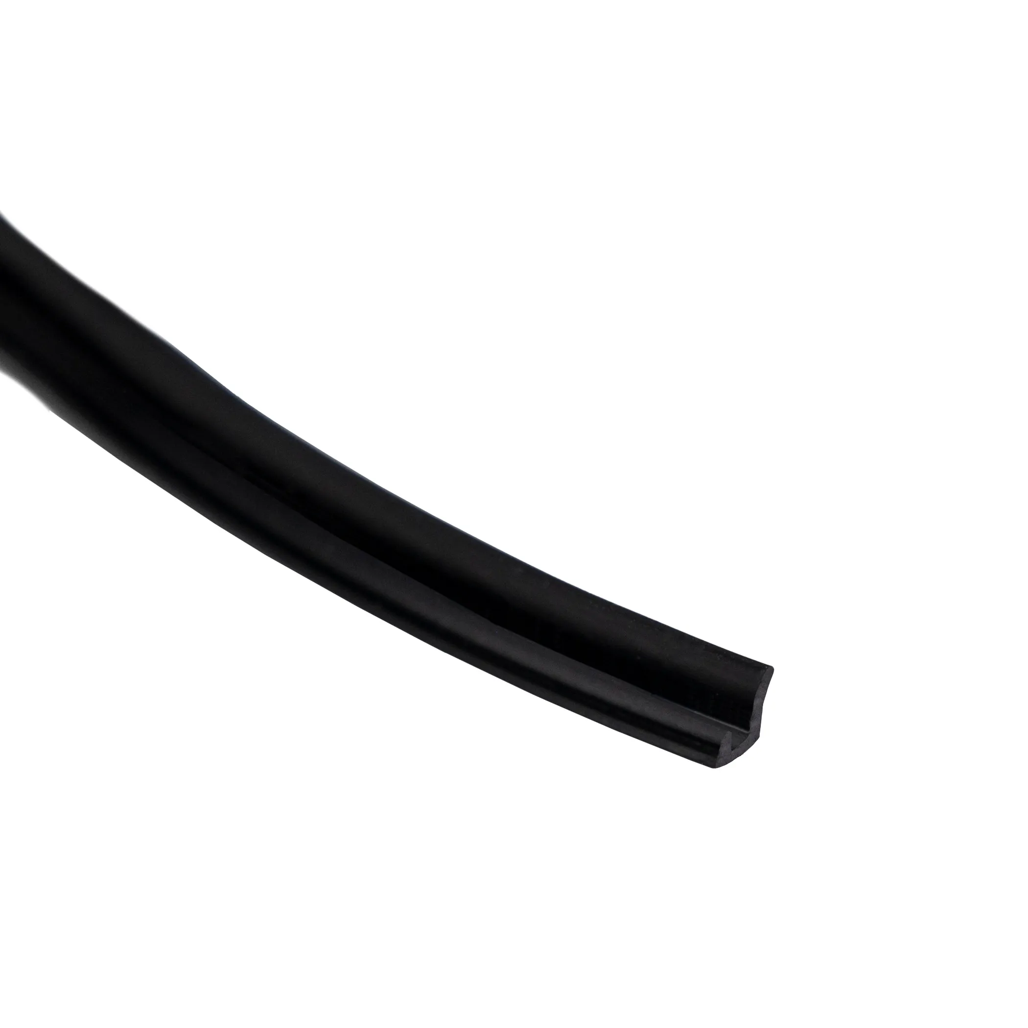 Уплотнитель силиконовый черный для рамочных фасадов 8,0х3,5 мм, AKS