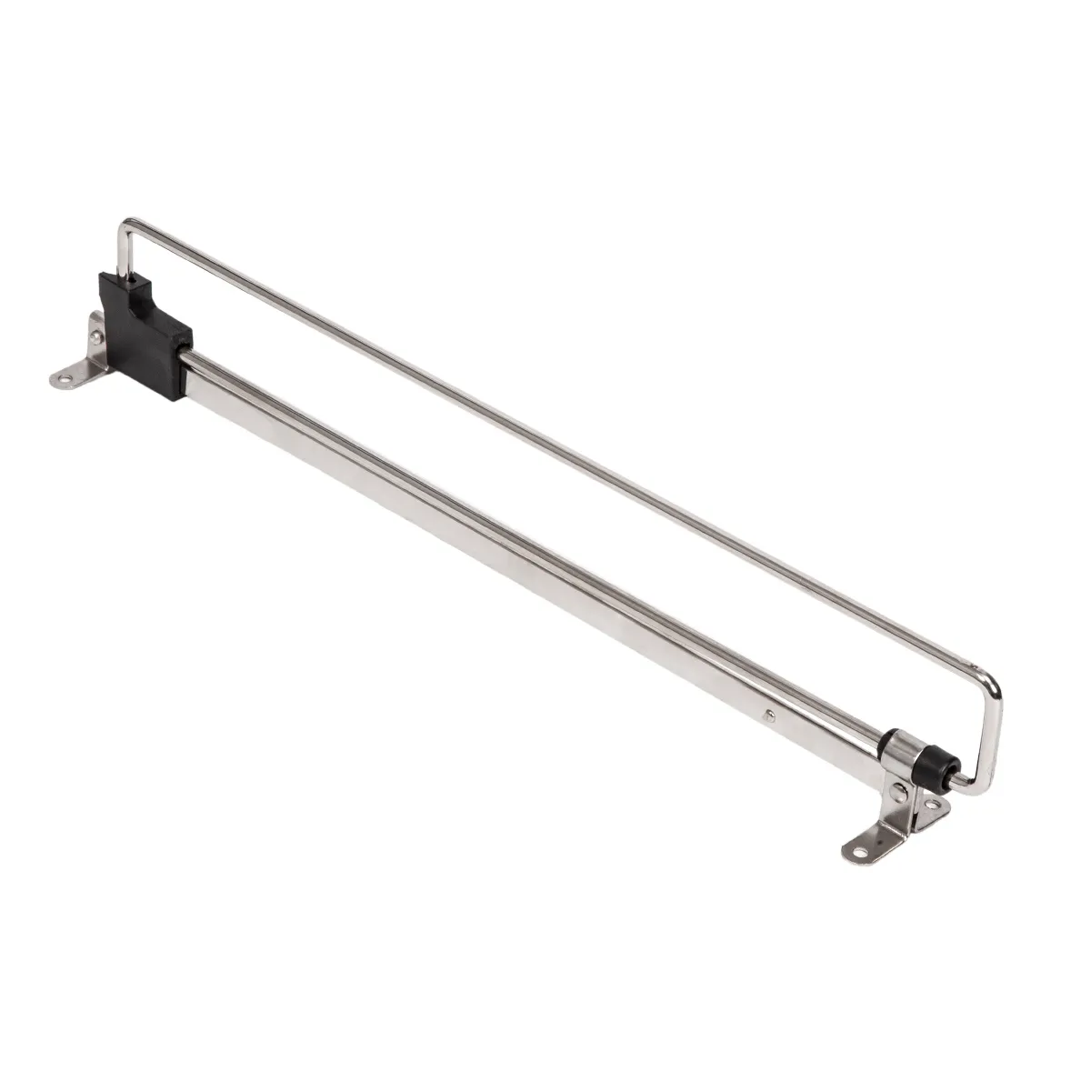 Выдвижная вешалка L-300, хром/черный AKS
