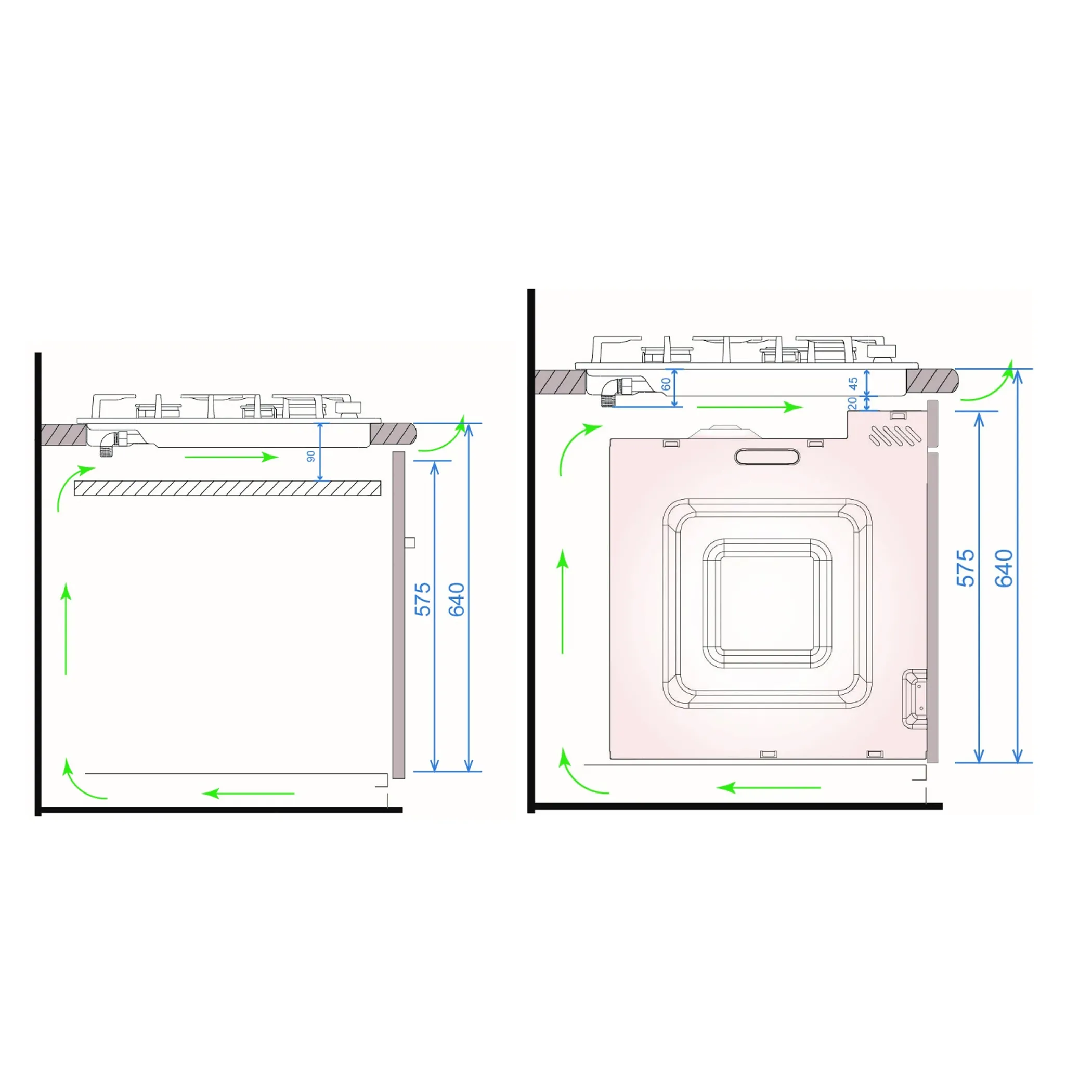 Газовая варочная панель Haier HHX-G64CWSB