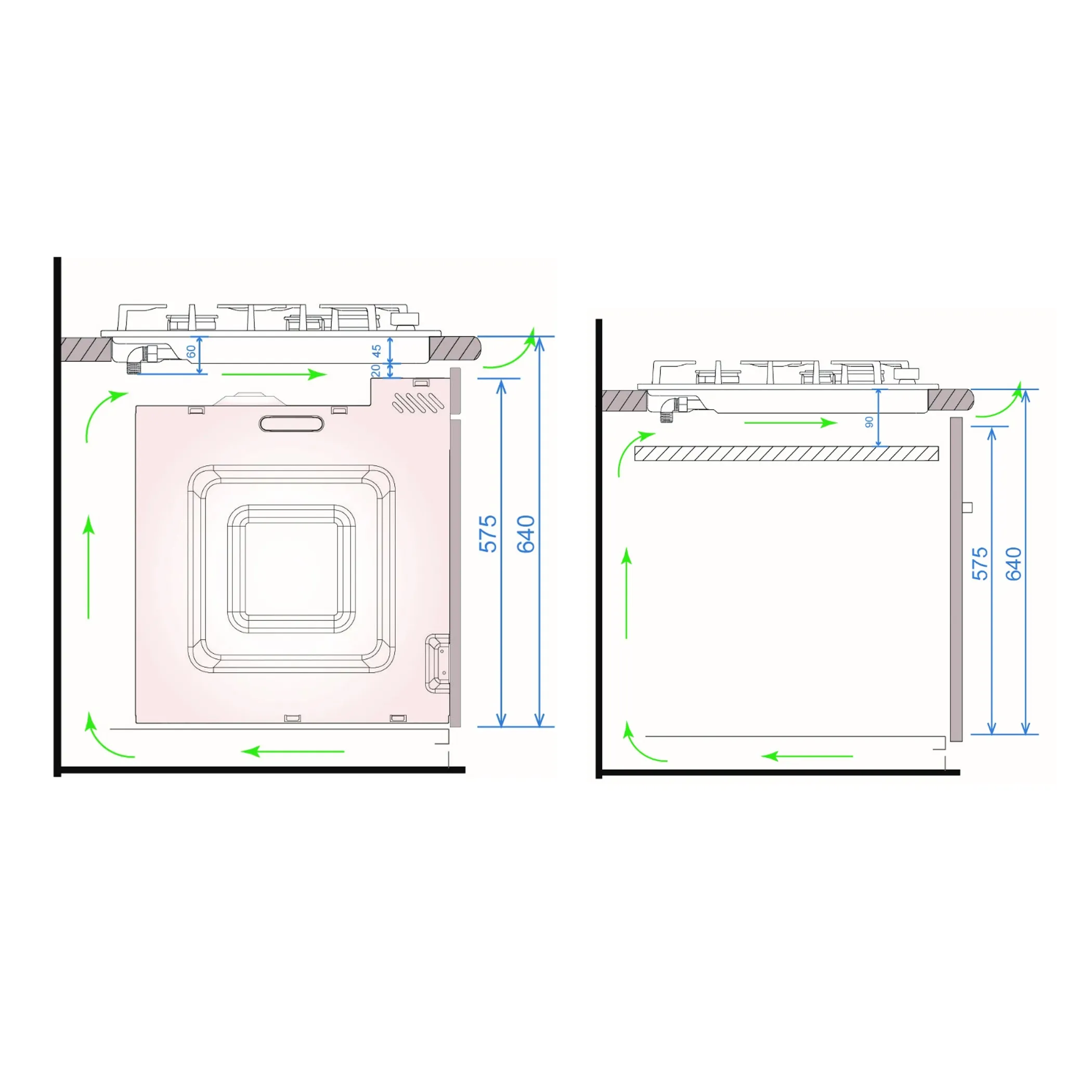 Газовая варочная панель Haier HHX-G64CWW1
