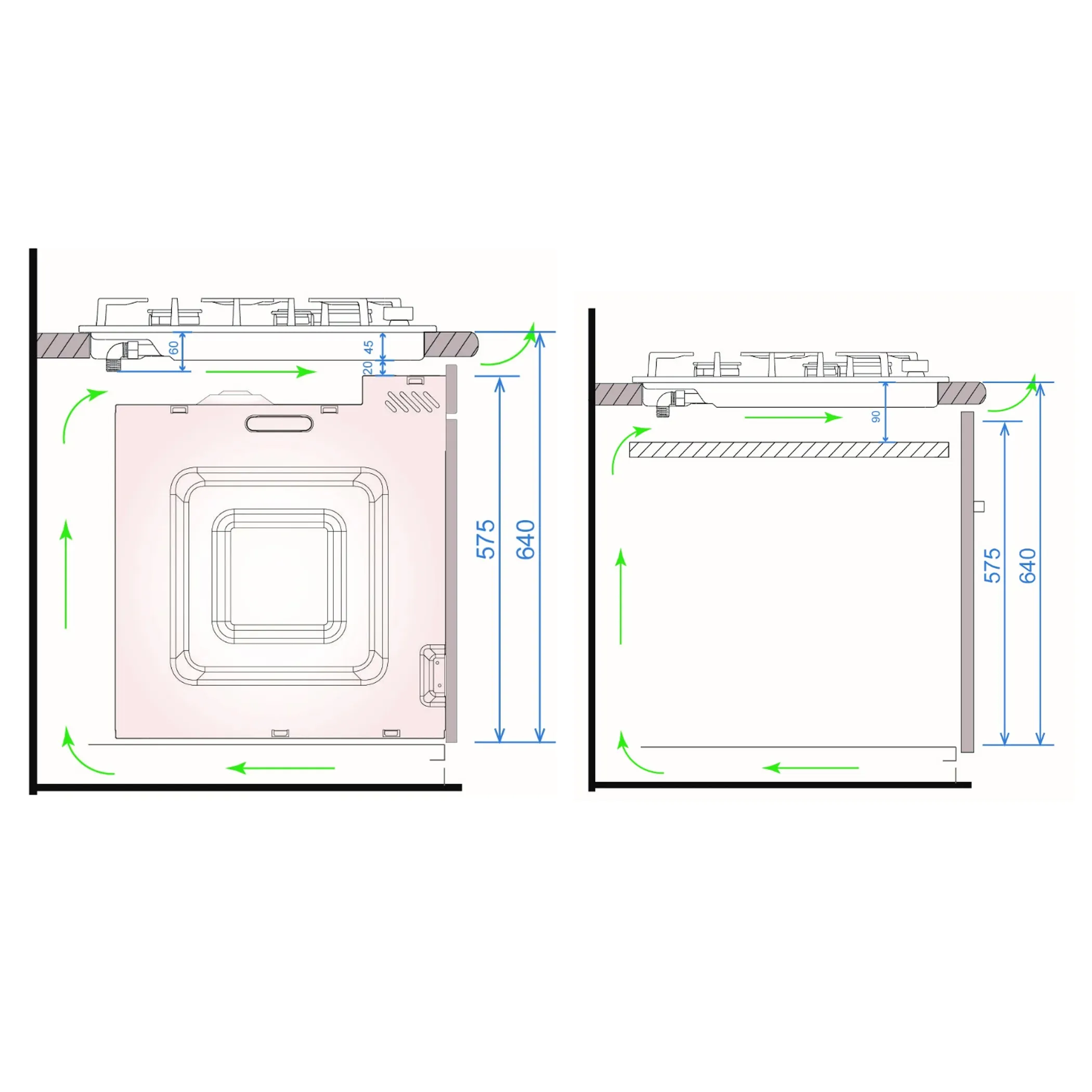 Газовая варочная панель Haier HHX-M64CNX