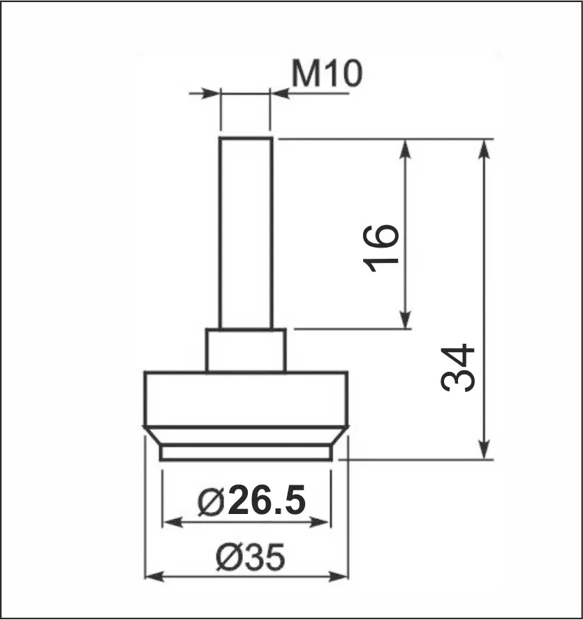 Регулятор уровня трубы d25мм (511G), хром AKS