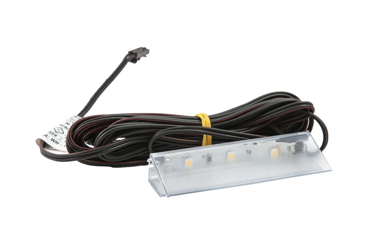 Клипса светодиодная Prismatic FT2D, 3диода, 12VDC/0,25W, пластиковая, теплый белый, HLT