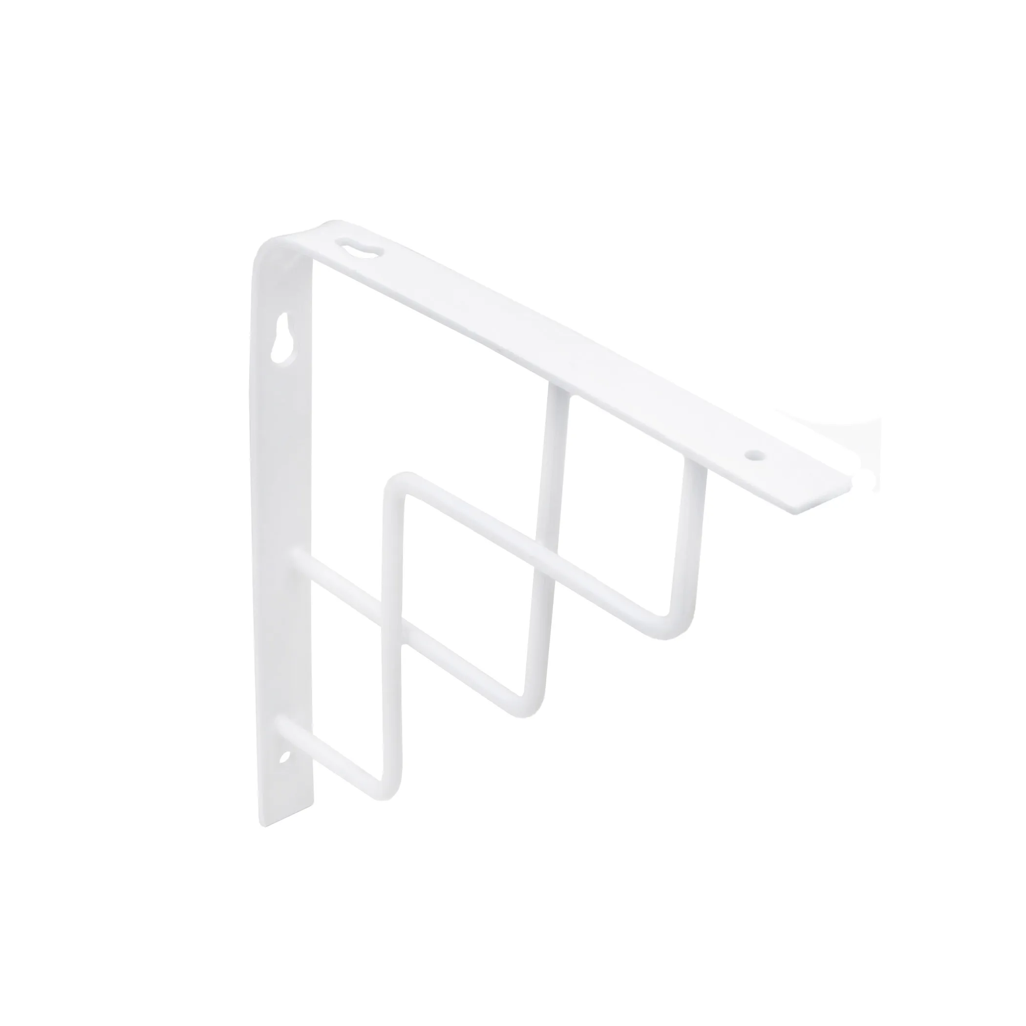 Полкодержатель мет. QUADRO 200*200*20*3, белый AKS