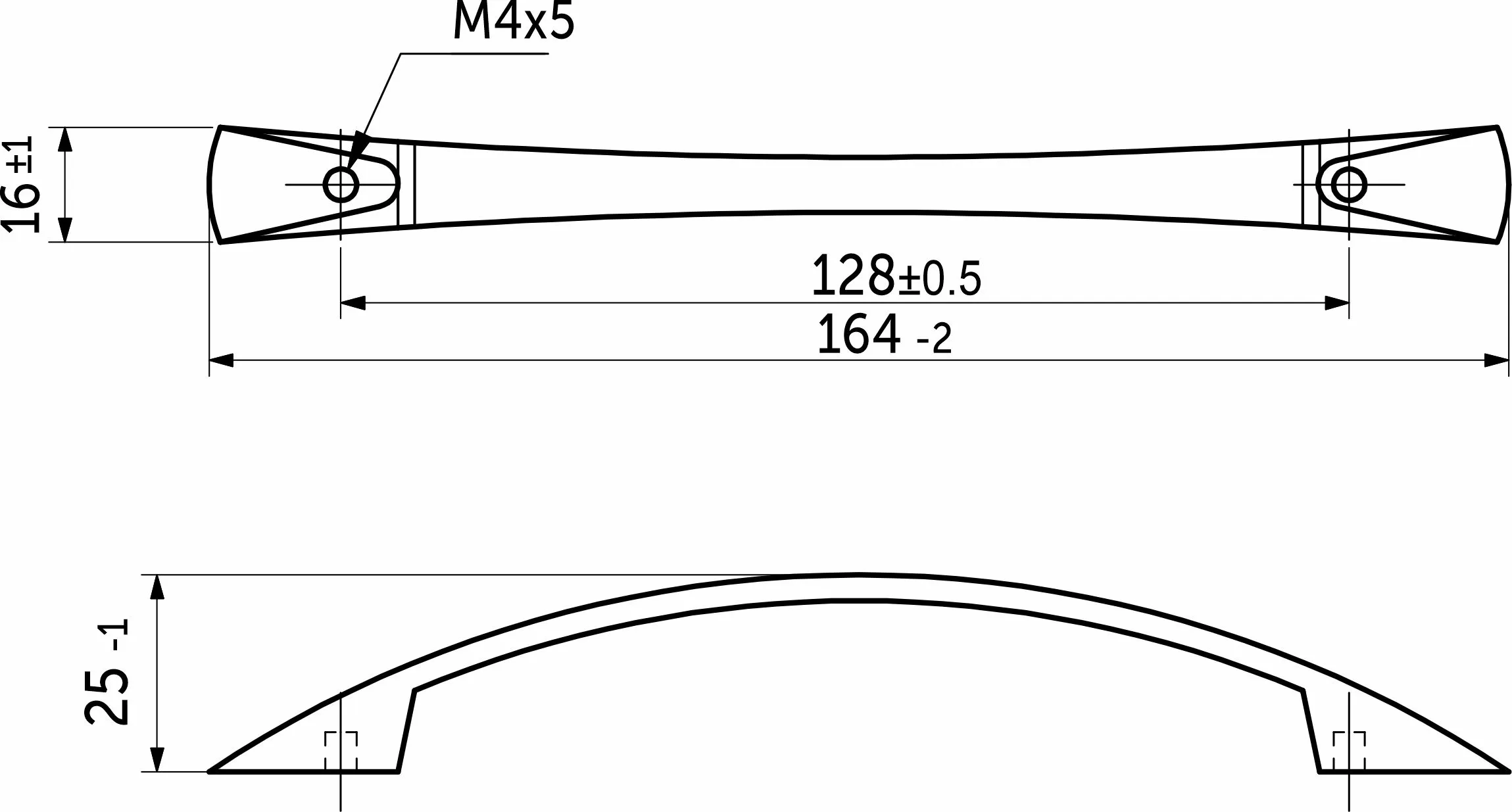 Ручка меб. скоба мет. UN90 128 хром GRIDLI