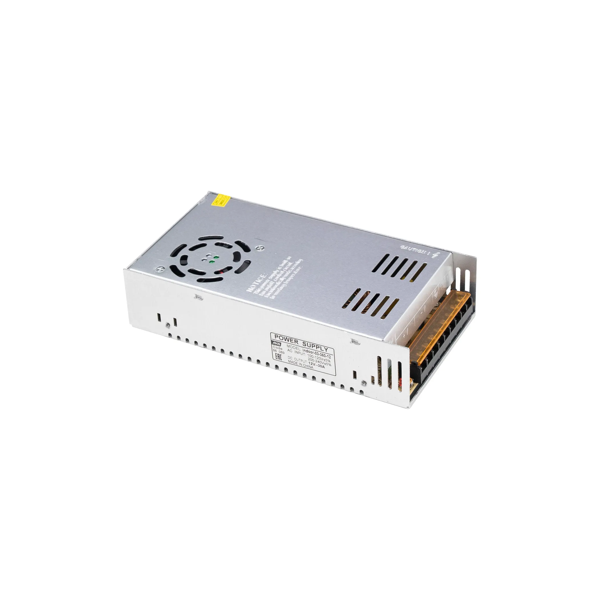 Блок питания Indoor 360W/12V, с вентилятором для охлаждения, AKS